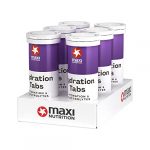 MaxiNutrition Hydration Tabs Black Currant 6er Pack, 6x10 (240g) Elektrolyte-Tabletten für erfrischendes Fitnessgetränk, Regenerierung des Mineralhaushalts, zuckerfrei, vegan, ohne künstliche Aromen  