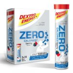 Dextro Energy Zero Calories - Leckeres veganes Elektrolytgetränk mit Mineralstoffen Kalium, Chlorid, Calcium, Magnesium und Natrium ohne Zucker - Berry - 3 x 20 Tabletten (3er Pack)  